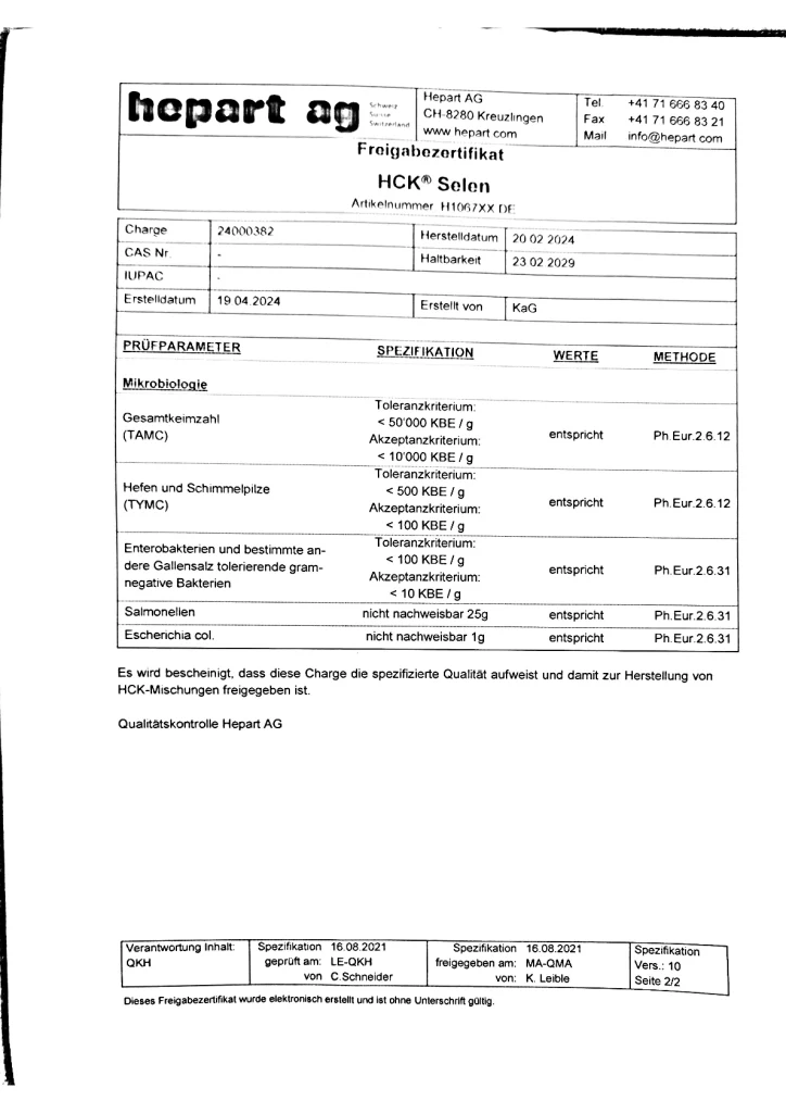 Сертифікат Nutrilogy 11