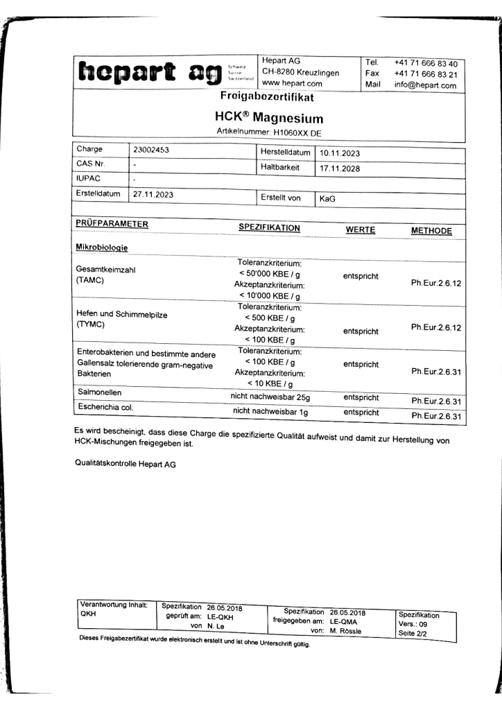 Сертифікат Nutrilogy 5